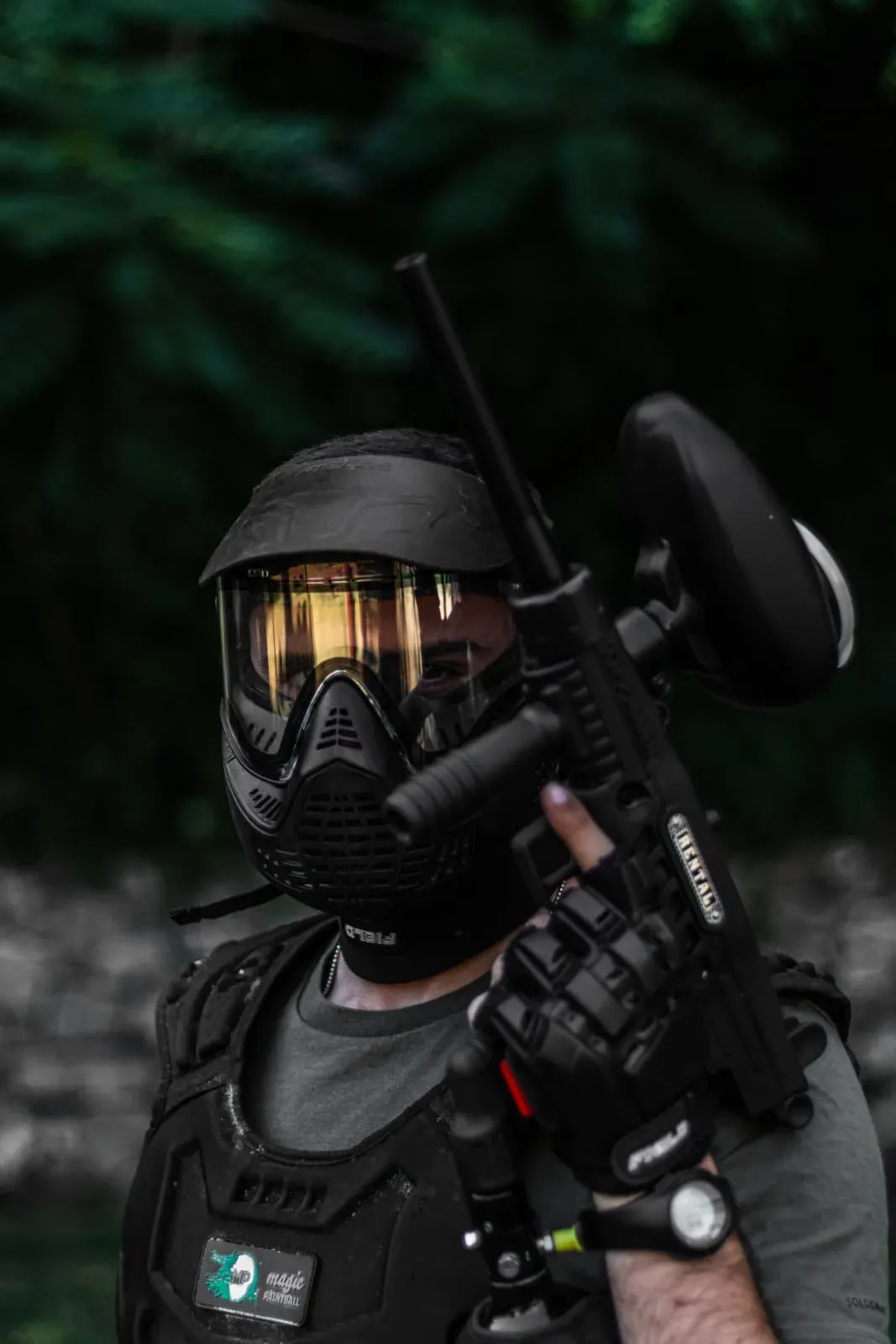 Azione di gioco al campo Axpro Paintball — foto 34